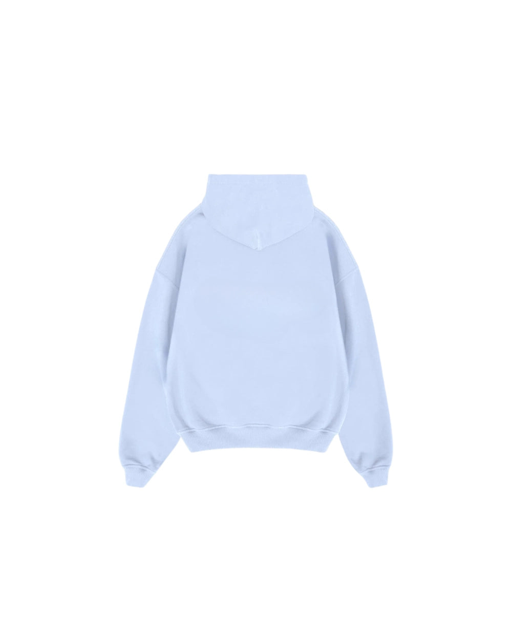 CRURAFASHION - Light Blue Washed Oversized Hoodie