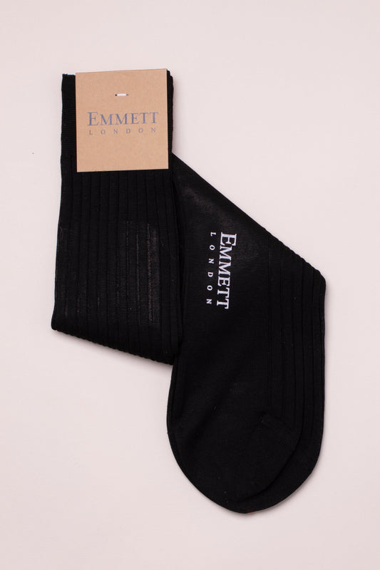 CRURAFASHION - Classic Black Cotton Socks