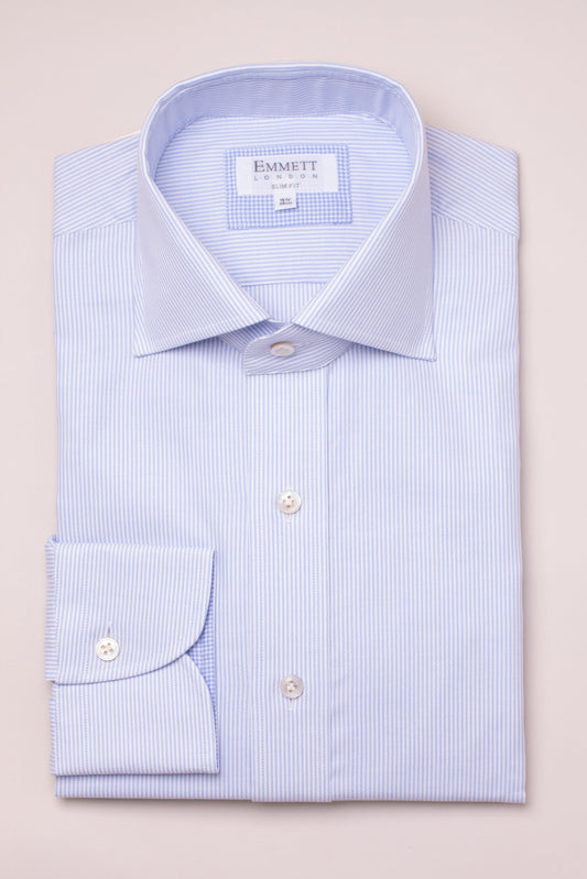 CRURAFASHION - Fine Oxford Stripe Shirt