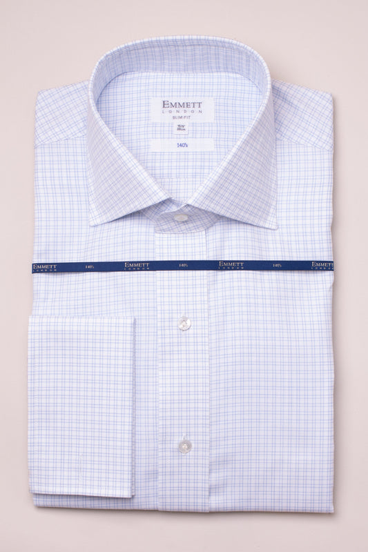CRURAFASHION - 140s Mixed Check Shirt
