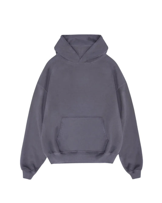 CRURAFASHION - Oversized Grey Ultra-Heavy Hoodie